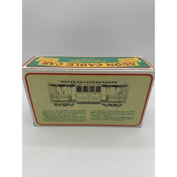 Vintage Avon California Cable Car Wild Country After Shave Decanter Original New - Picture 6 of 6